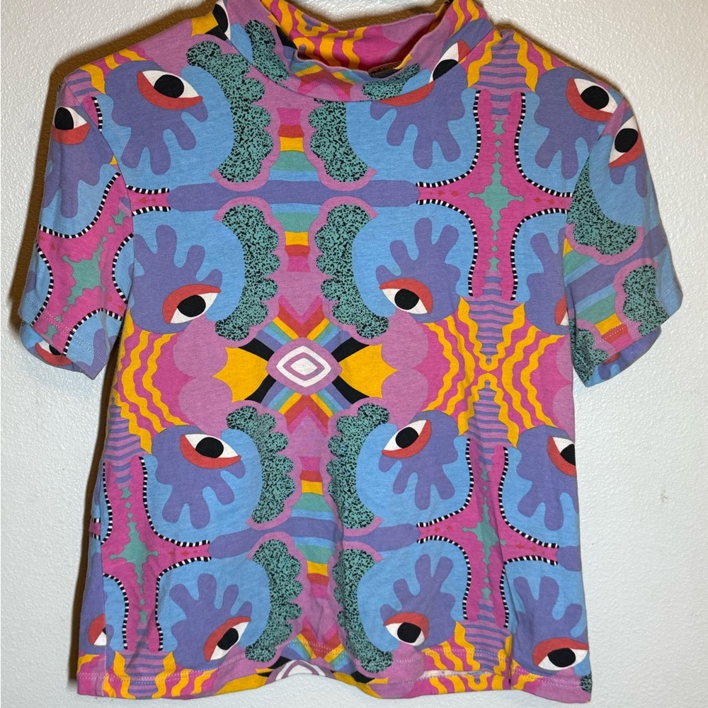 Nooworks Shirt with Vibrant Abstract Design